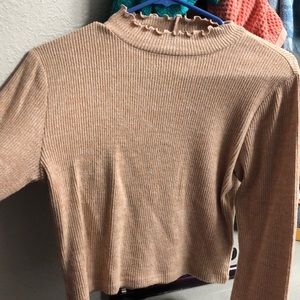 Forever 21 turtle neck crop top